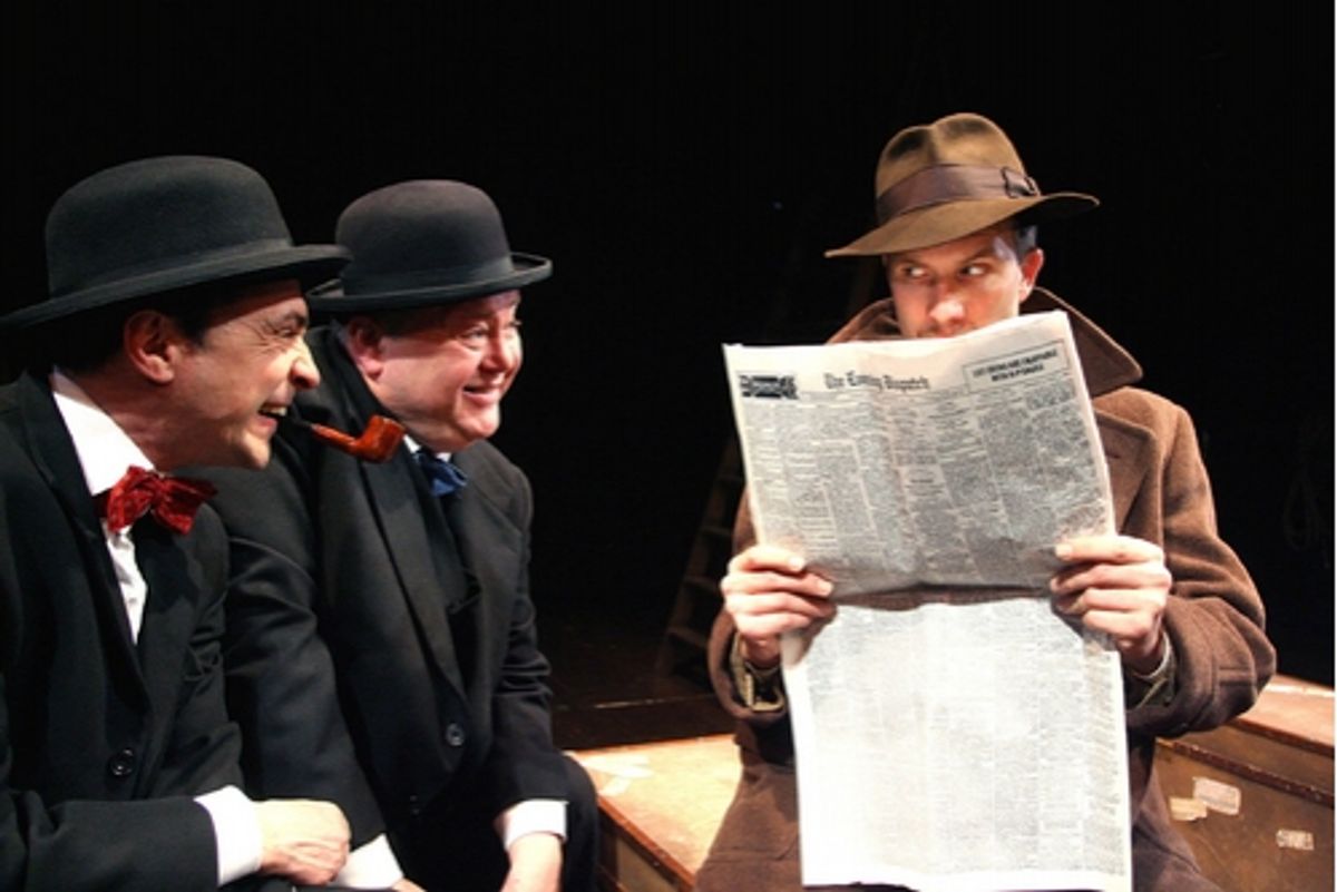 Simon Gregor, Martyn Ellis and Jo-Stone Fewings  at 