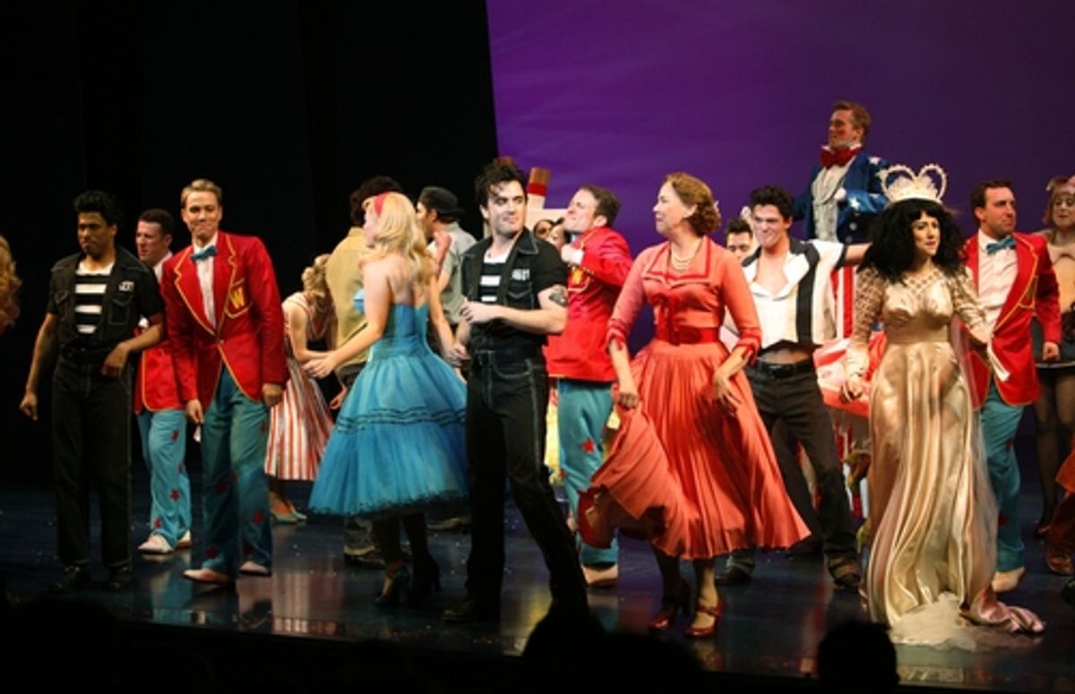 Chester Gregory II, Christopher J. Hanke, Elizabeth Stanley, James Snyder, Harriet Harris, Alli Mauzey at 