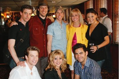 Christian Borle, Bryce Ryness, Paul Canaan, Laura Bell Bundy, Tracy Jai Edwards Andy  Photo