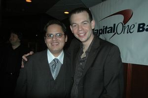 Robert A. Sherrill (Compnay Manager) and Matt WIlson Photo