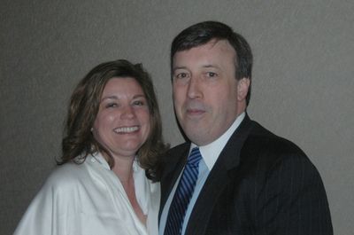 Cindy Gallo and John J. Ioris (Board of Trustees) Photo