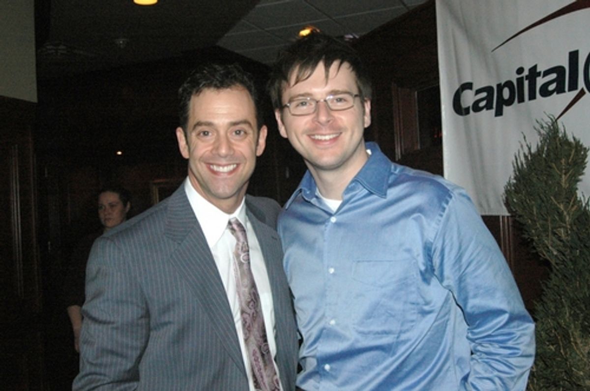 Bruce Robert Harris andSean McKnight(Associate Choreographer) at How to Succeed at White Plains