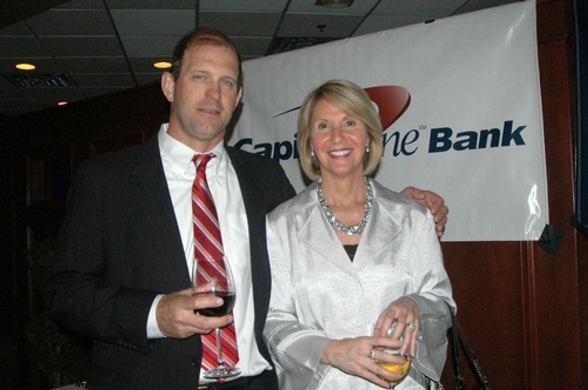 Mark Hanley and Winnette Peltz (Board of Trustees) at How to Succeed at White Plains