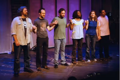John Ellison Conlee, Gibson Frazier,David Rossmer,  Vasthy Mompoint, Sandy Rustin, an Photo
