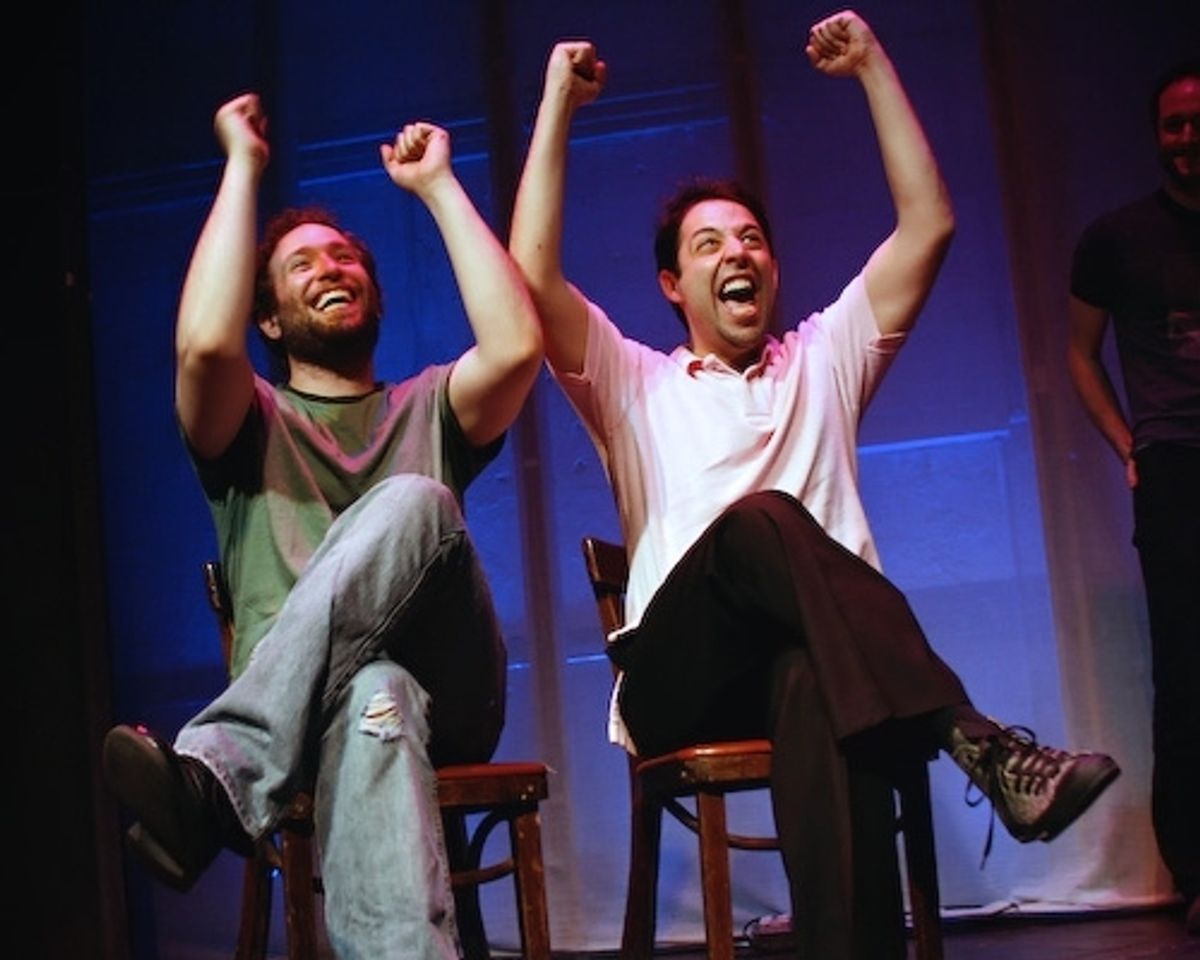 David Rossmer and Steve Rosen love musicals! YAY! at 'Don't Quit Your Night Job' Welcomes White
