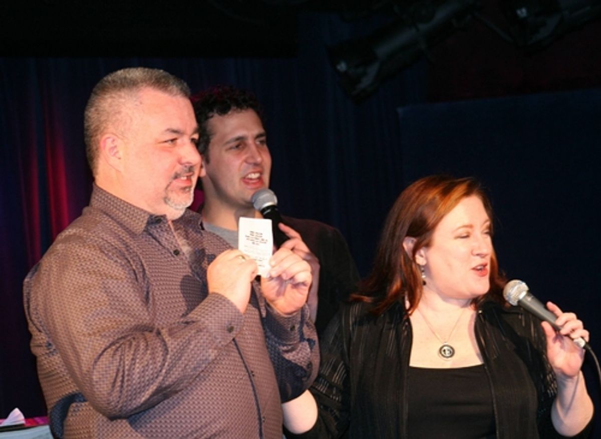 Daniel O'Donnell, Ben Cameron and Lisa Asher at 