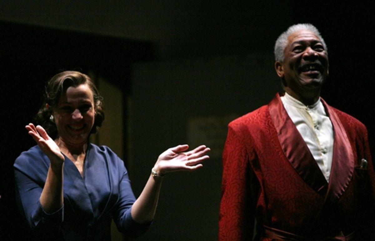 Frances McDormand and Morgan Freeman at 