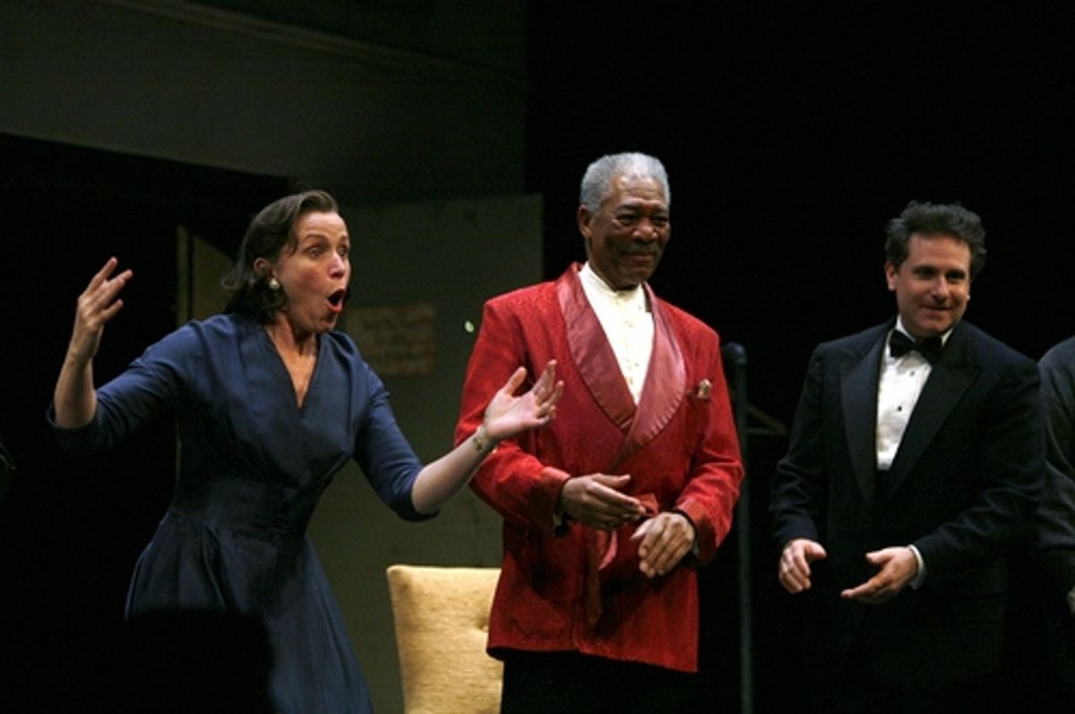 Frances McDormand, Morgan Freeman, and Remy Auberjonois at 