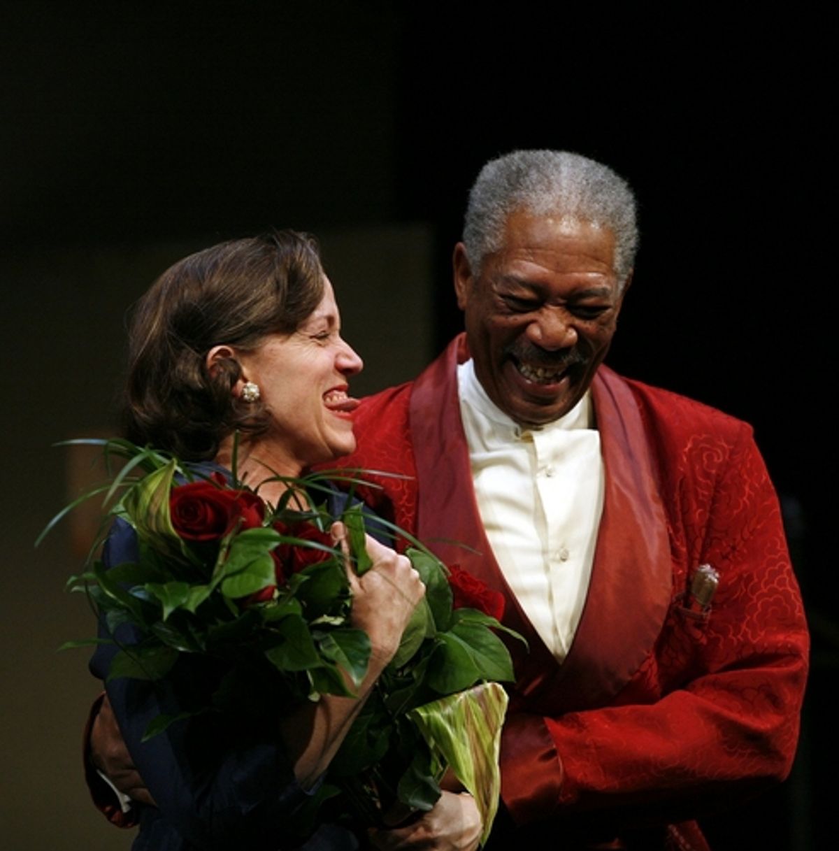 Frances McDormand and Morgan Freeman at 