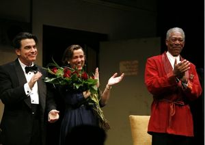 Peter Gallagher, Frances McDormand, and Morgan Freeman Photo