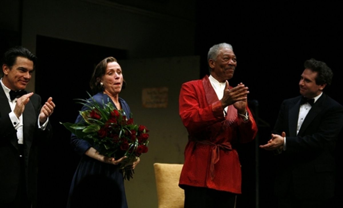 Peter Gallagher, Frances McDormand, Morgan Freeman, and Remy Auberjonois at 
