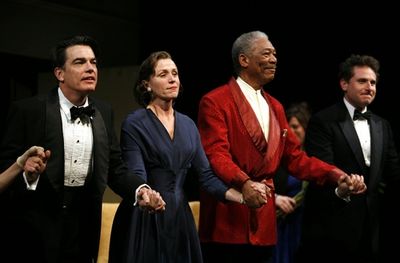 Peter Gallagher, Frances McDormand, and Morgan Freeman Photo