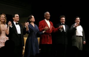 Anna Camp, Peter Gallagher, Frances McDormand, and Morgan Freeman Photo