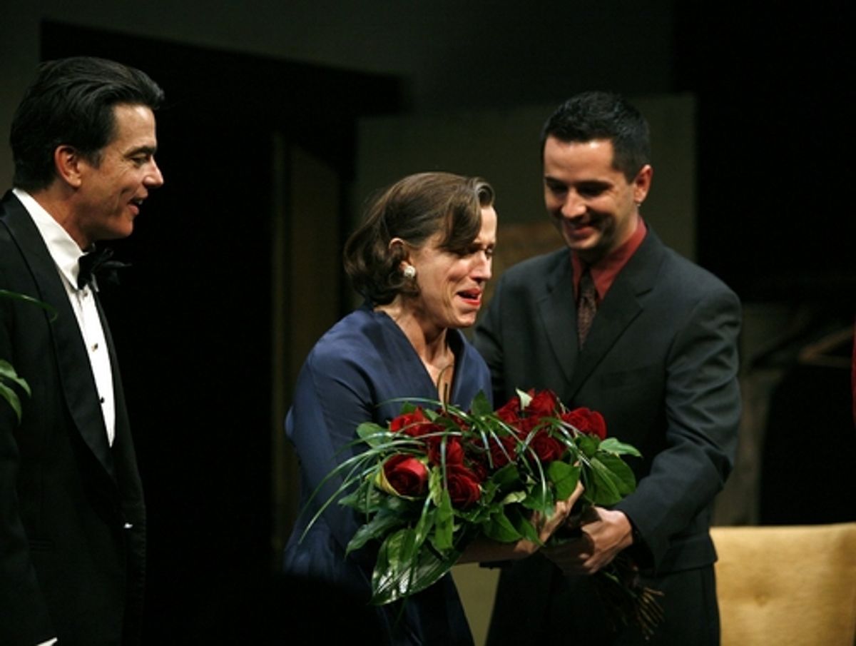 Peter Gallagher and Frances McDormand at 