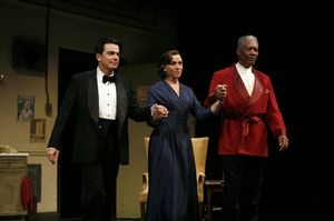 Peter Gallagher, Frances McDormand, and Morgan Freeman Photo