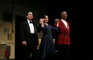 Peter Gallagher, Frances McDormand, and Morgan Freeman Photo