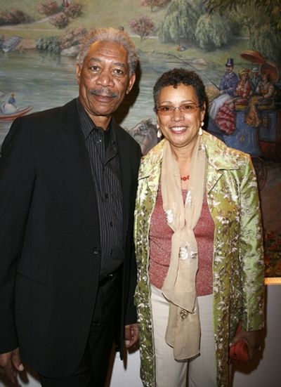 Morgan Freeman and wife Photo