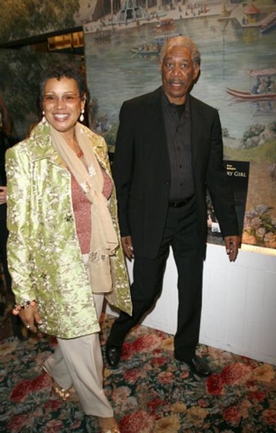 Morgan Freeman and wife Photo