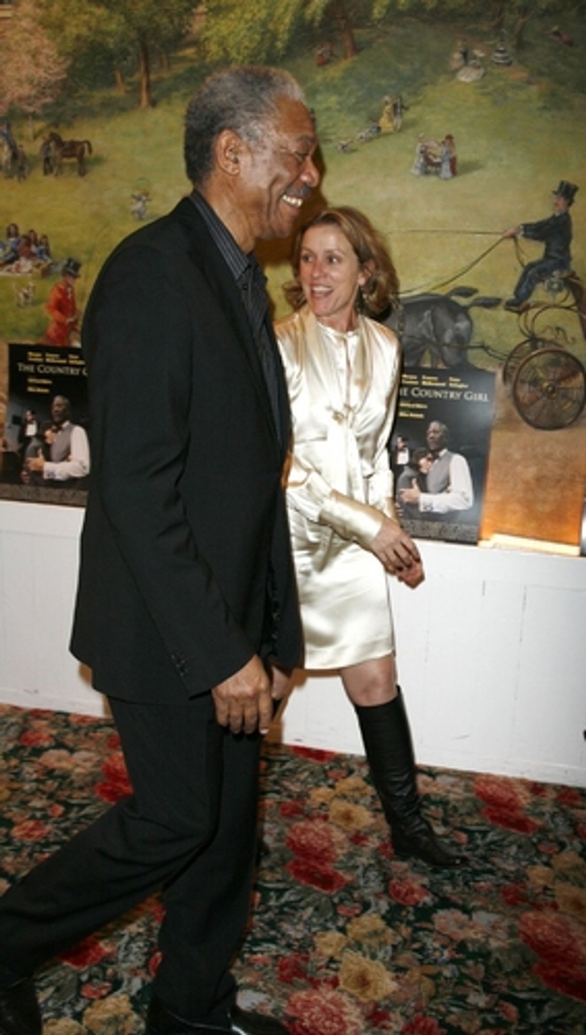 Morgan Freeman and Francis McDormand at 