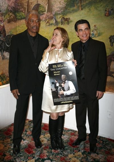 Morgan Freeman, Francis McDormand, and Peter Gallagher Photo