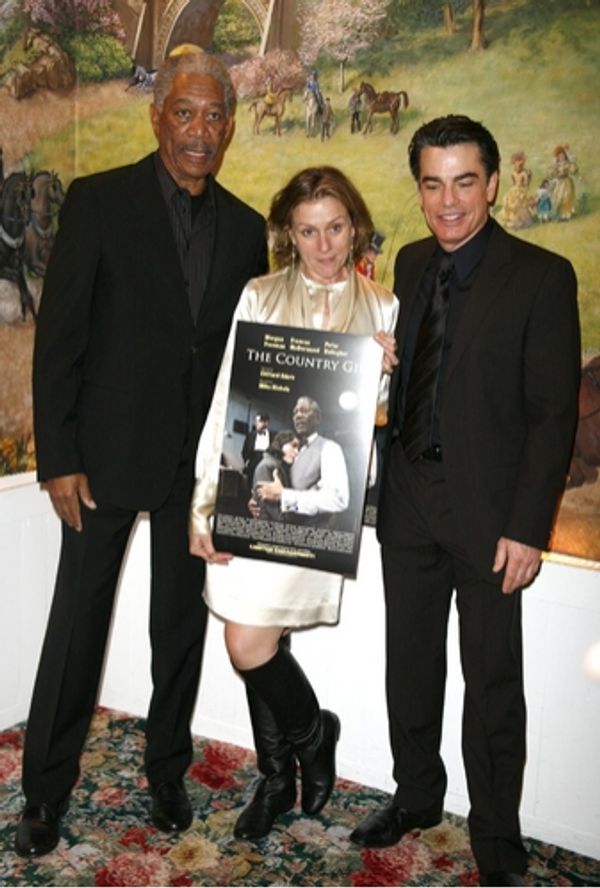 Morgan Freeman, Francis McDormand, and Peter Gallagher Photo