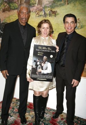 Morgan Freeman, Francis McDormand, and Peter Gallagher Photo
