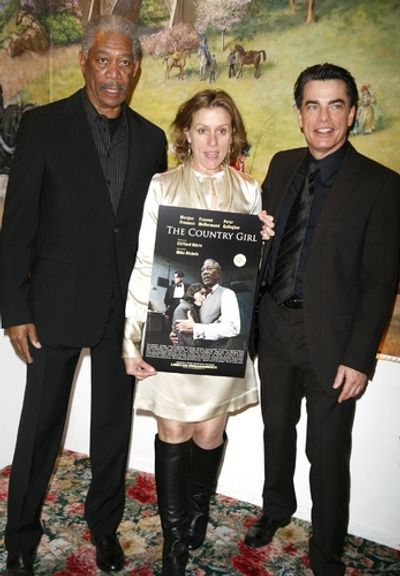 Morgan Freeman, Francis McDormand, and Peter Gallagher Photo