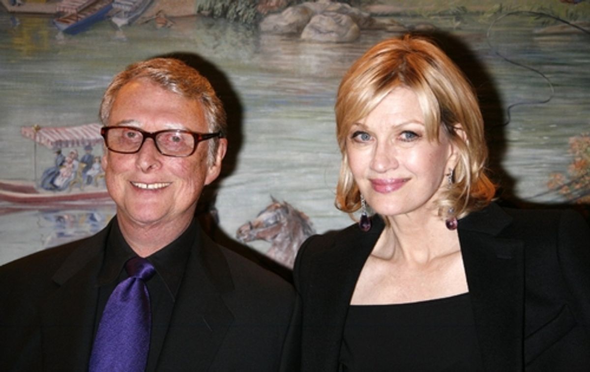 Mike Nichols and Diane Sawyer at 