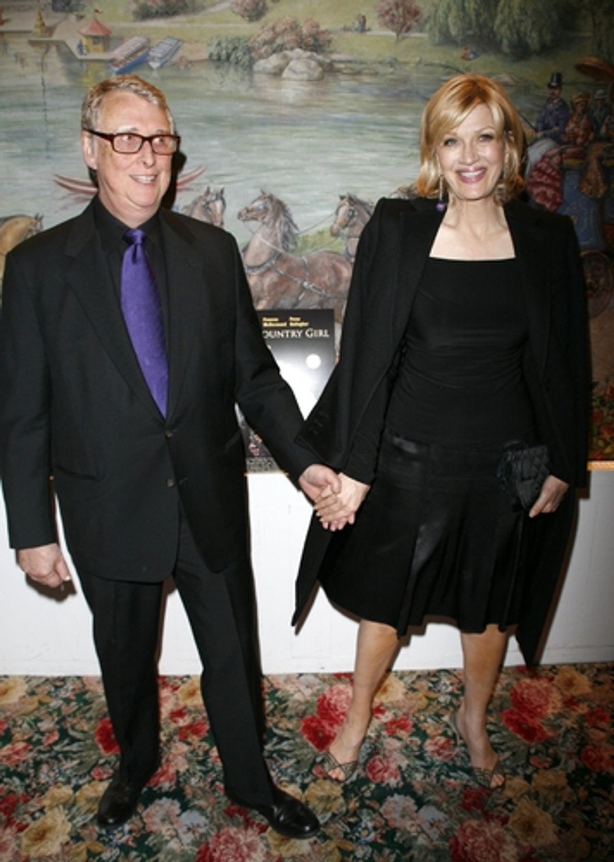Mike Nichols and Diane Sawyer at 