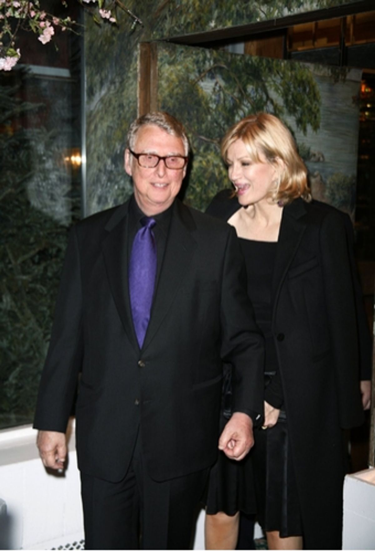 Mike Nichols and Diane Sawyer at 