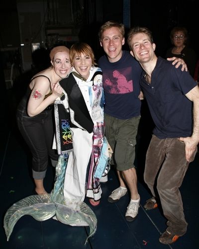 Lisa Gajda with Tory Ross, Michael Buchanan, and Colin Cunliffe Photo
