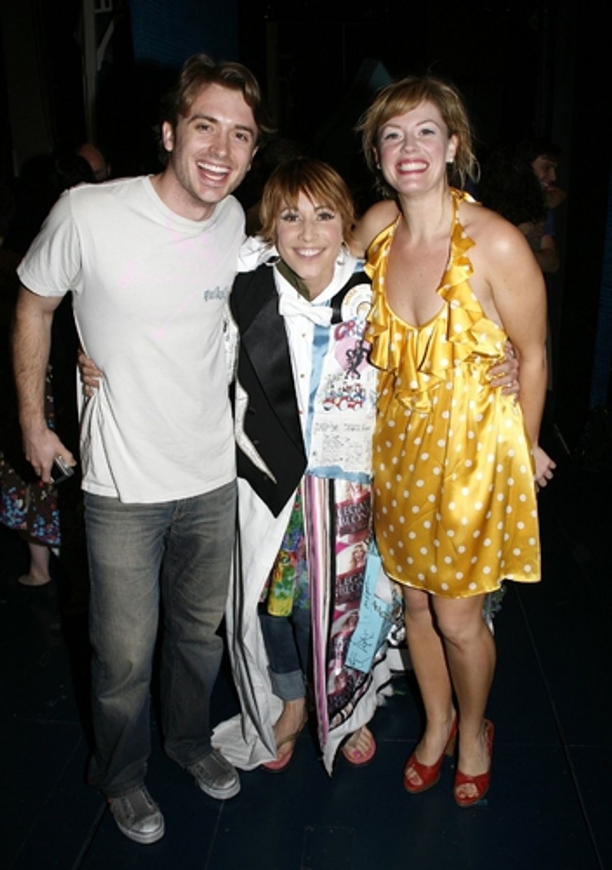 Lisa Gajda, James Snyder, and Elizabeth Stanley at 