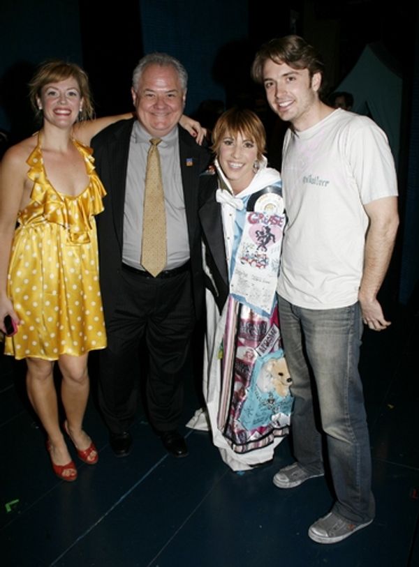 Lisa Gajda with AEA Exec. Dir. John P. Connolly, Elizabeth Stanley, and James Snyder Photo
