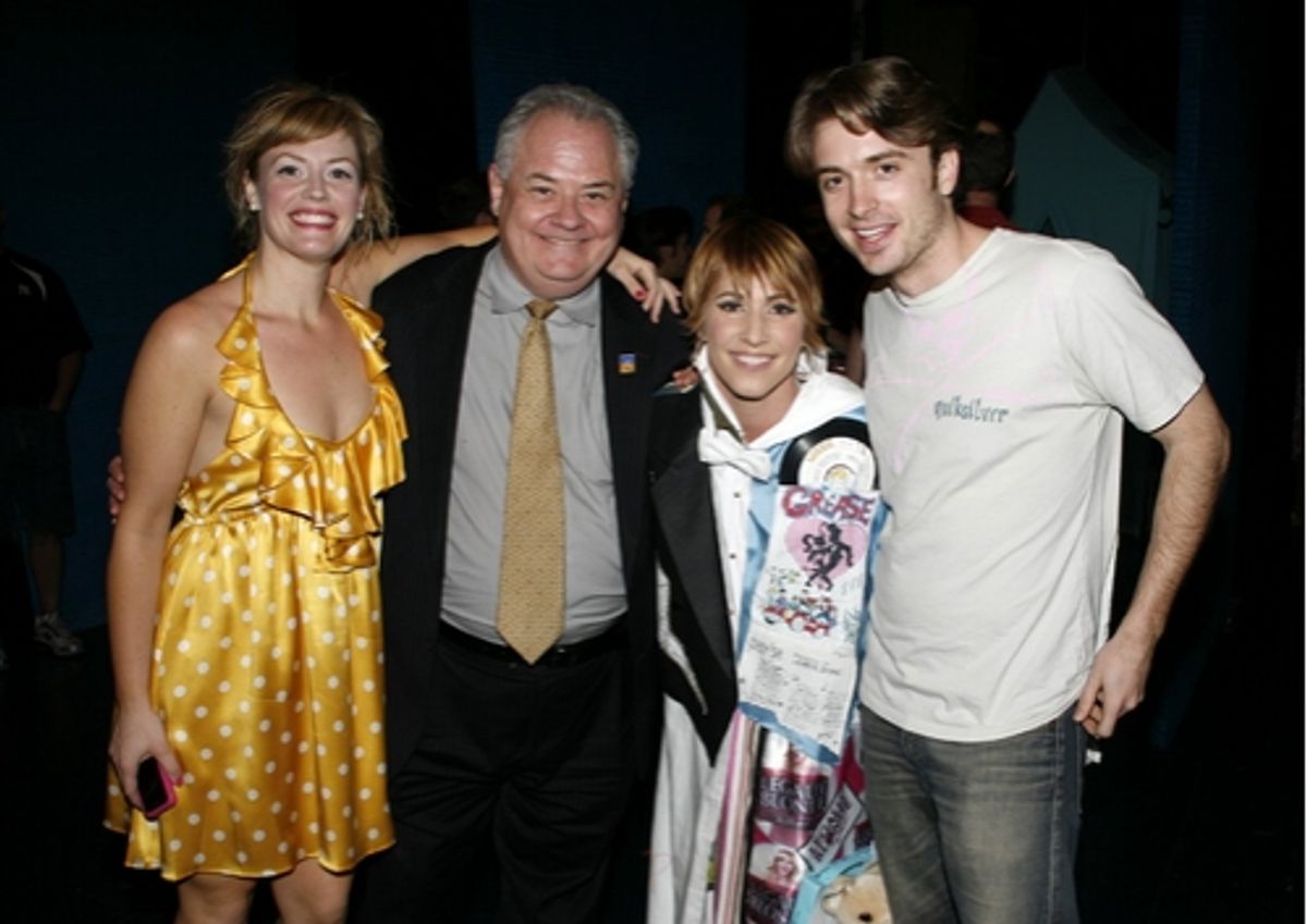 Lisa Gajda with AEA Exec. Dir. John P. Connolly, Elizabeth Stanley, and James Snyder at 