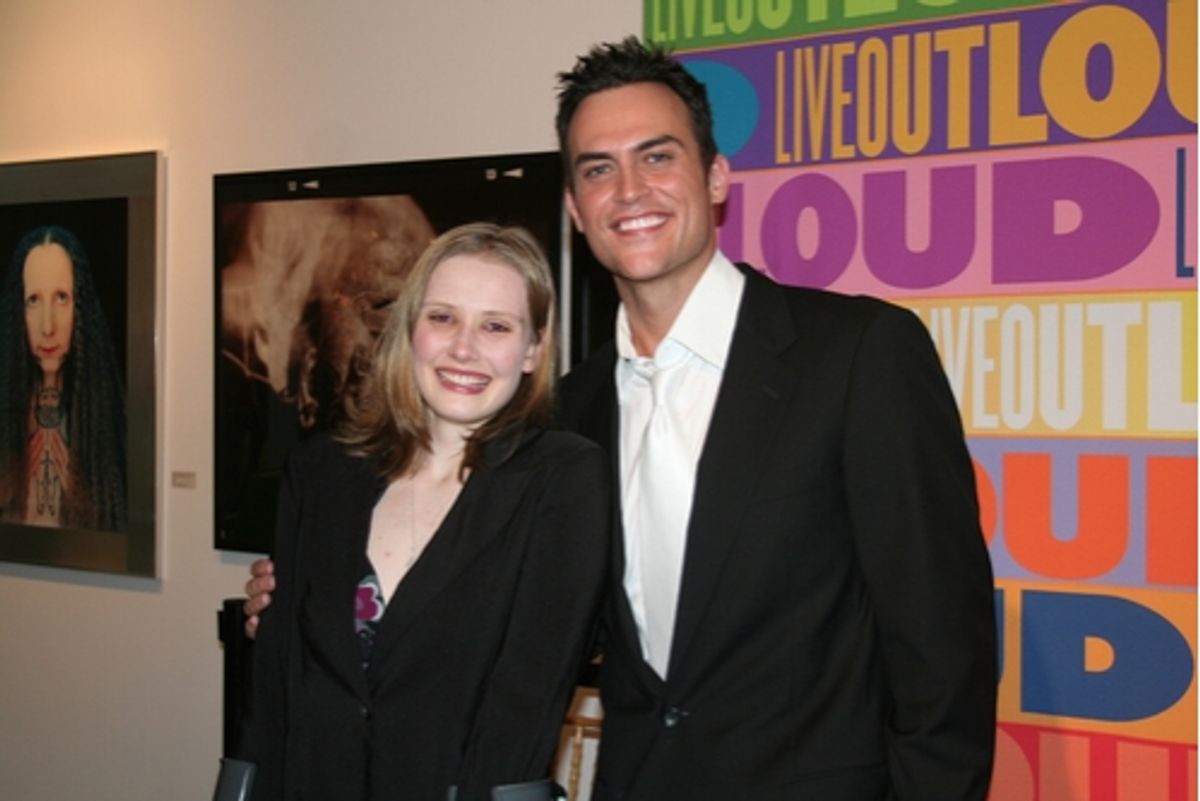 Tiffany Studer and Cheyenne Jackson at 