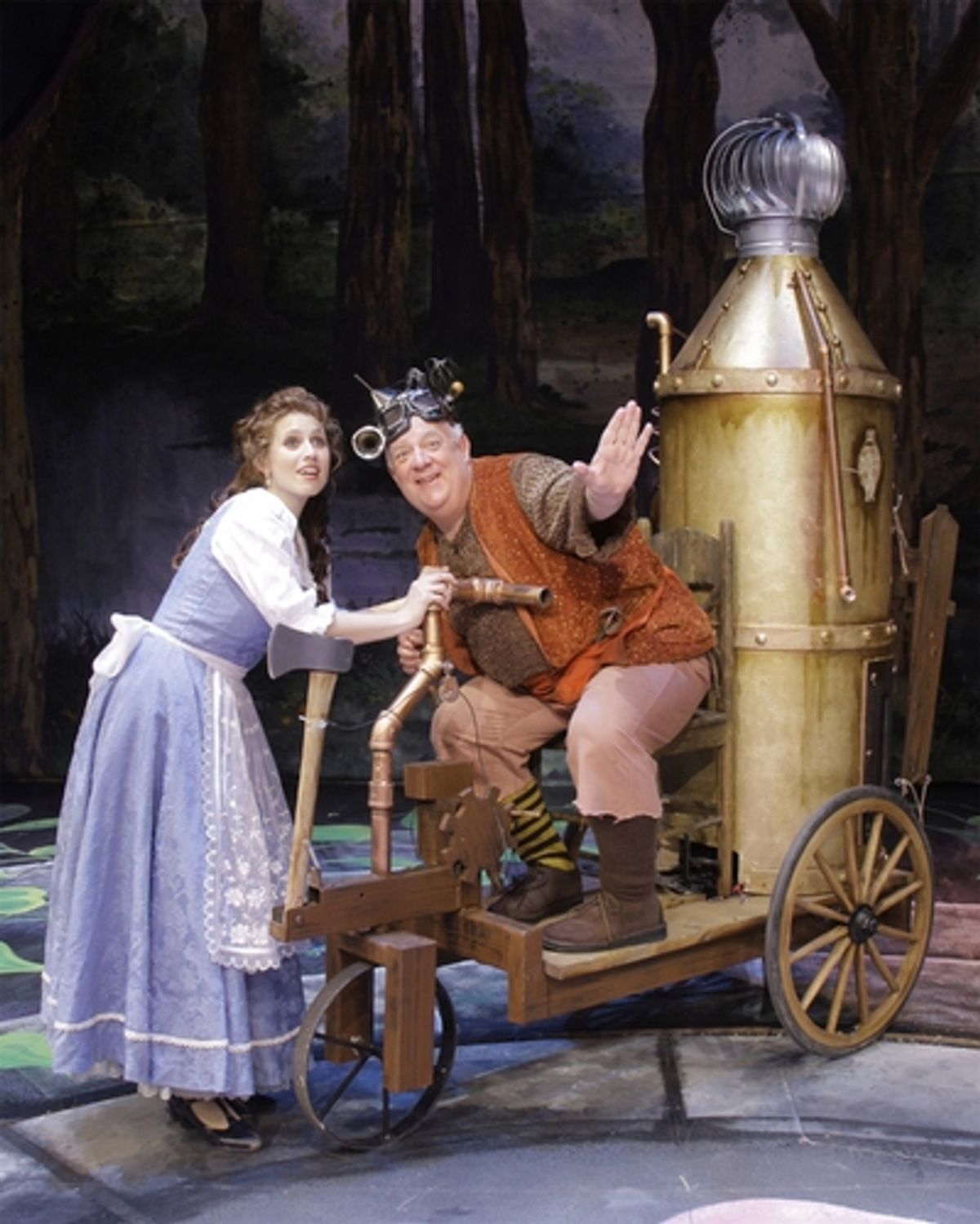 Rena Strober (Belle) and David Titus (Maurice) at 