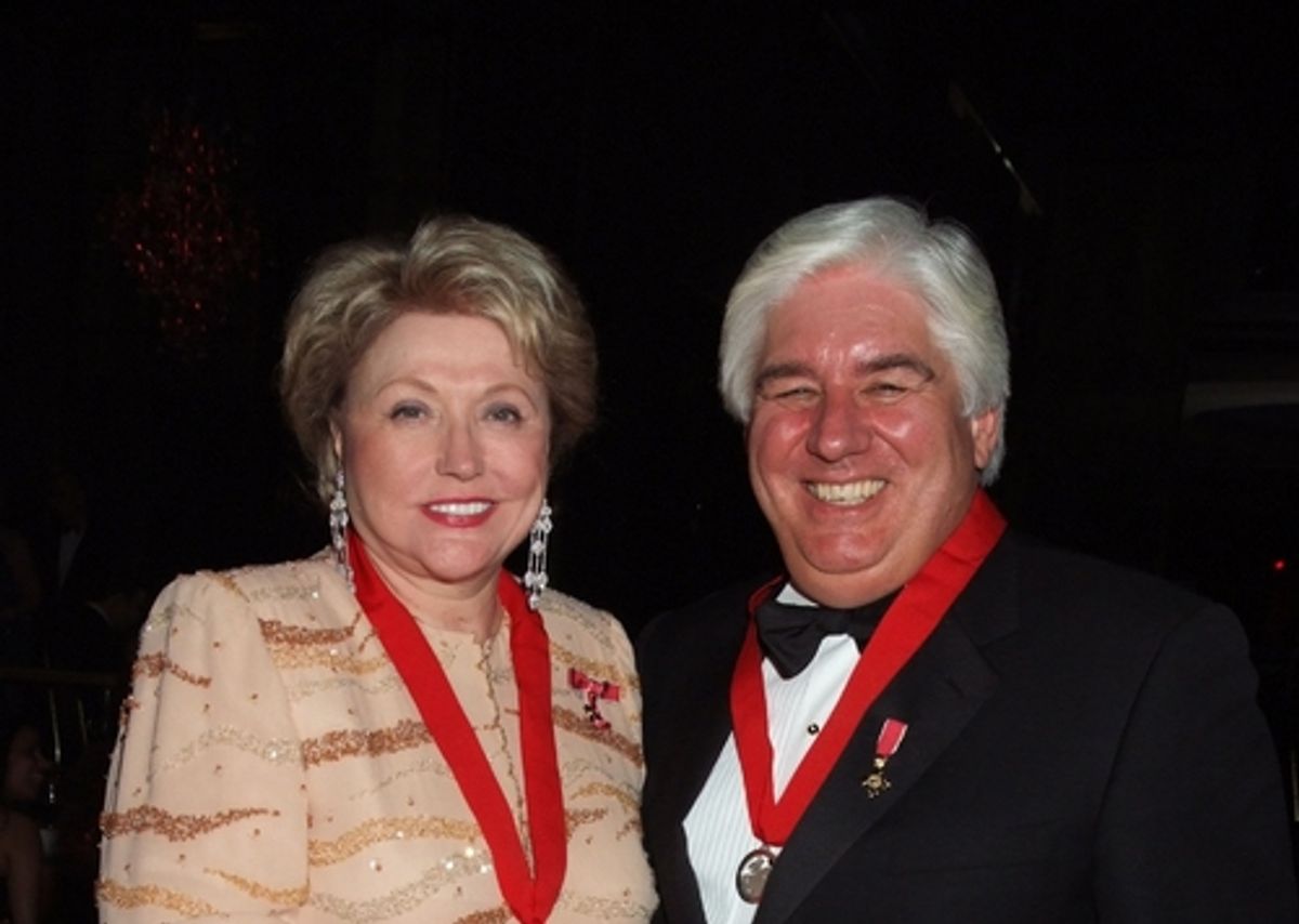 Barbara Taylor Bradford and Martin Sullivan at 
