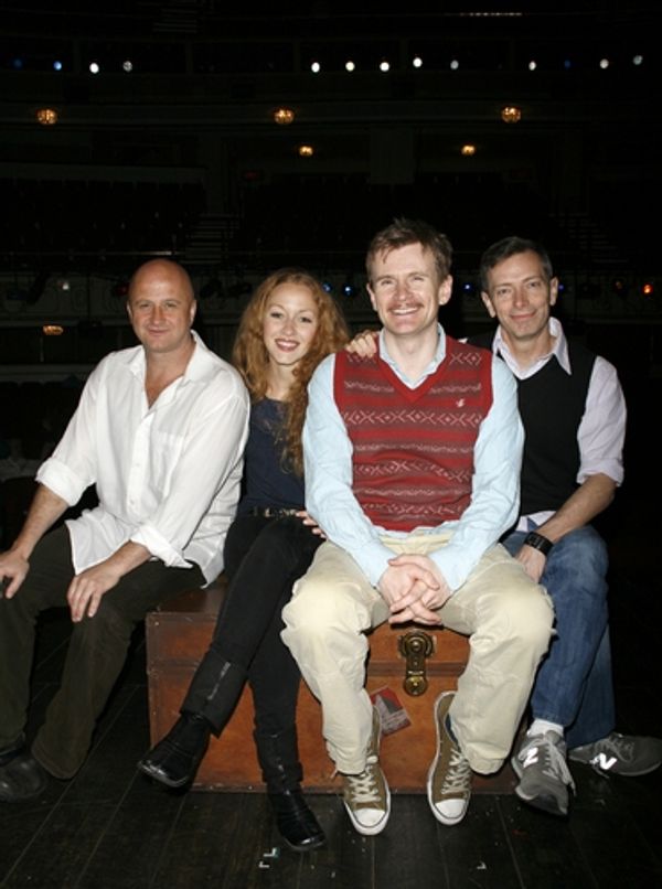 Cliff Saunders, Jennifer Ferrin, Charles Edwards and Arnie Burton Photo