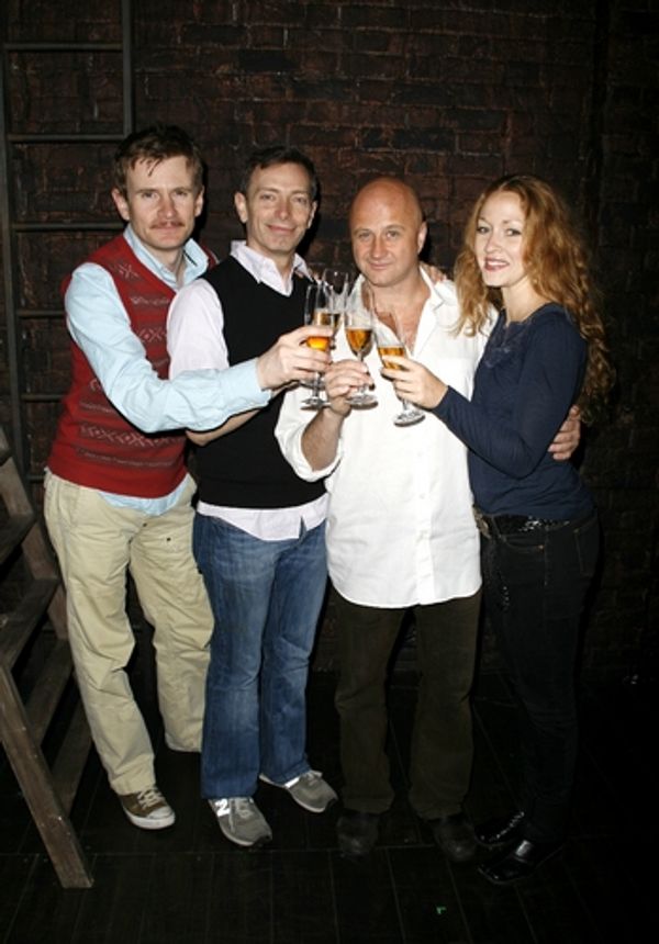 Charles Edwards, Arnie Burton, Cliff Saunders and Jennifer Ferrin Photo