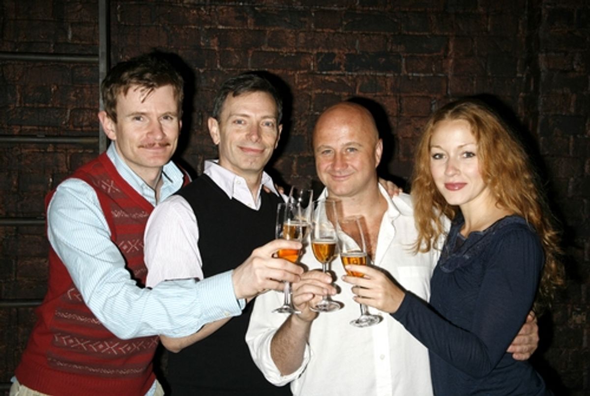 Charles Edwards, Arnie Burton, Cliff Saunders and Jennifer Ferrin at 