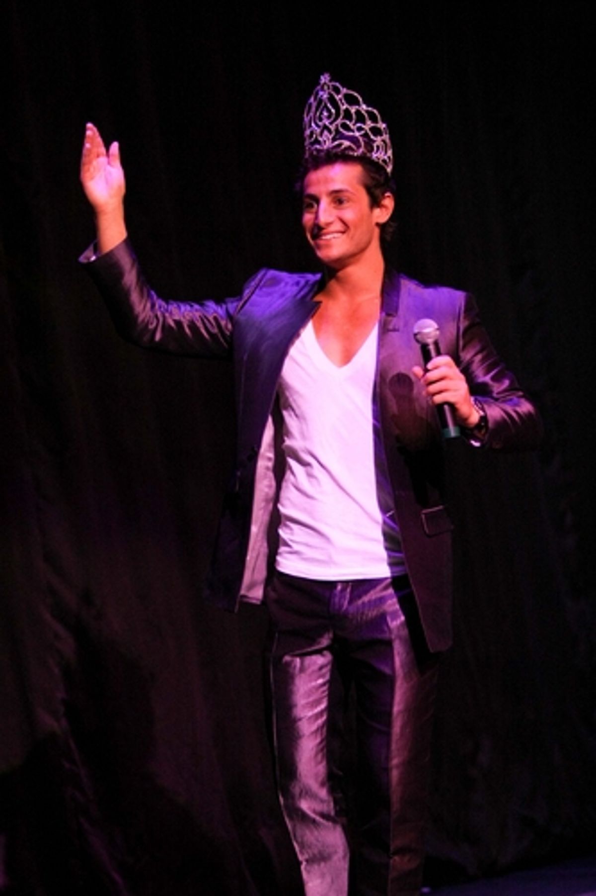 Frankie Grande at Broadway Beauty Pageant