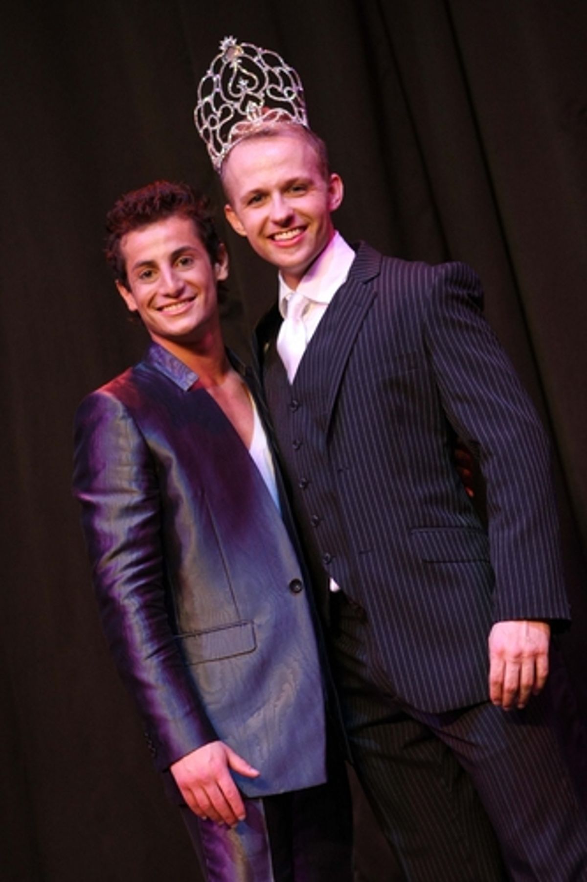 Frankie Grande and Marty Thomas at Broadway Beauty Pageant