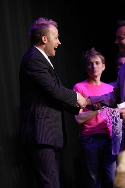 Michael Riedel and Marty Thomas Photo