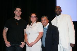 Casimiro Torres, Vilma Ortiz Donovan, Angel Ramos and Kenneth Harrigan Photo