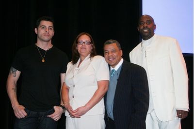 Casimiro Torres, Vilma Ortiz Donovan, Angel Ramos and Kenneth Harrigan Photo