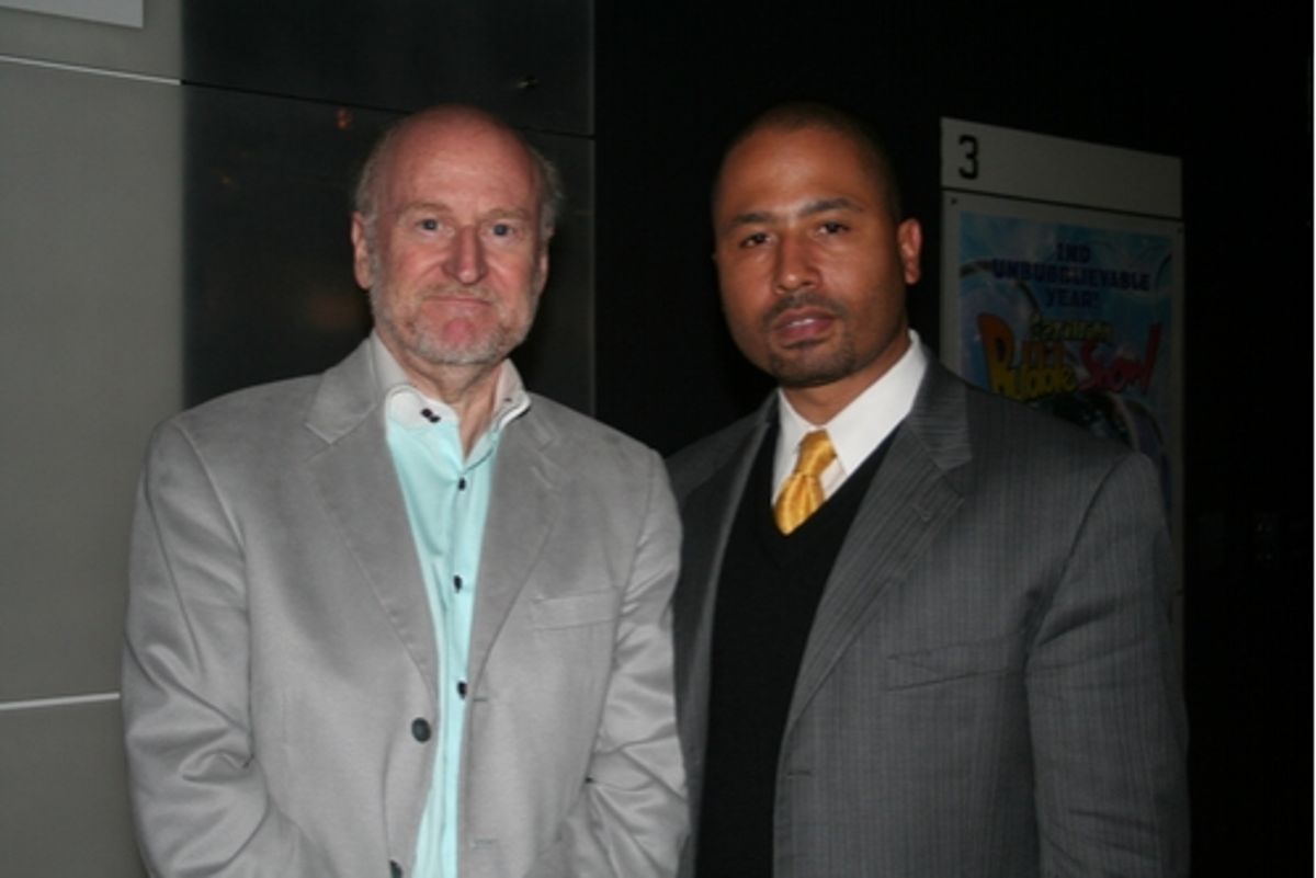 Rocco Landesman and Glen Martin (Fortune Society/ VP of Policy and Advocacy) at 