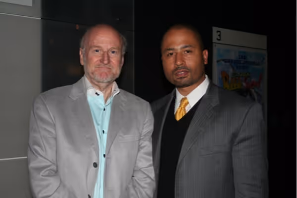 Rocco Landesman and Glen Martin (Fortune Society/ VP of Policy and Advocacy) Photo