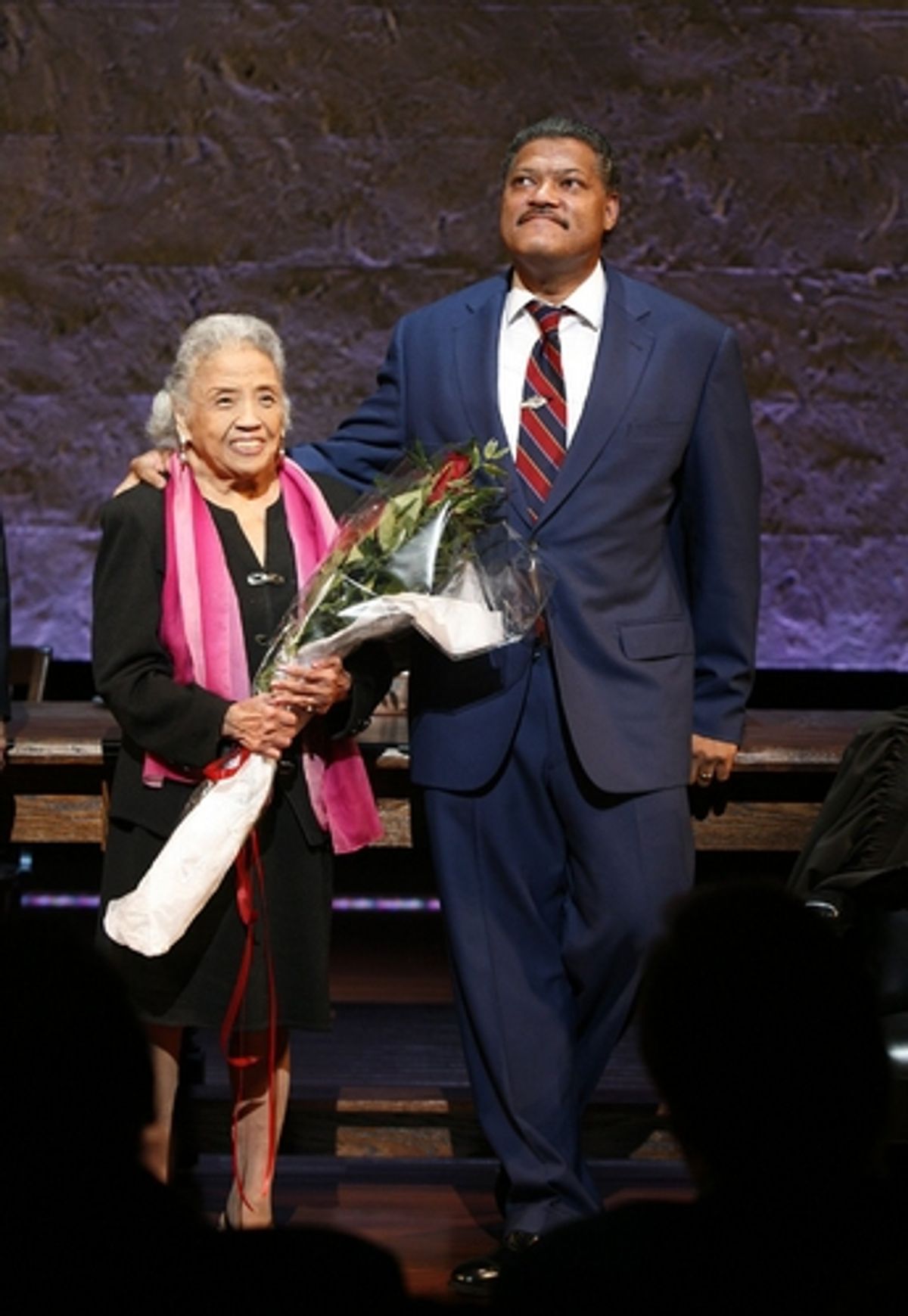 Laurence Fishburne and Mrs. Thurgood Marshall at 