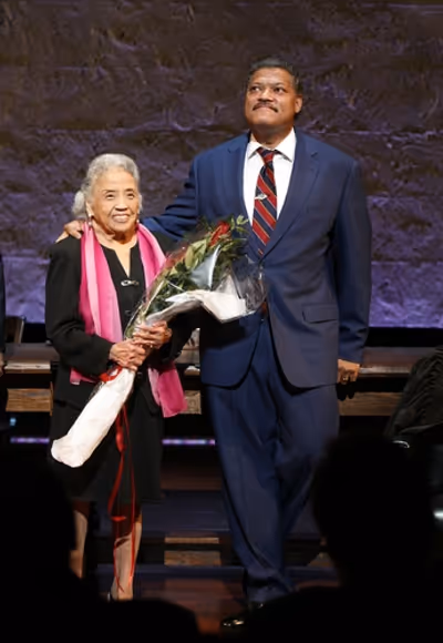Laurence Fishburne and Mrs. Thurgood Marshall Photo