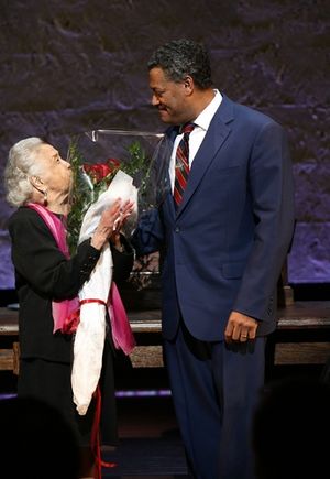 Laurence Fishburne and Mrs. Thurgood Marshall Photo